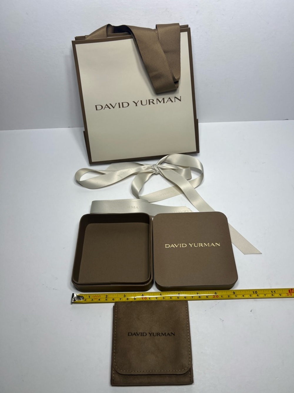 David Yurman Brown Jewelry Gift & Travel Set